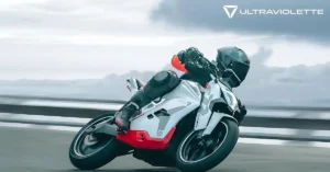 Ultraviolette F77 Mach 2 cornering at high speed after Gen3 firmware update